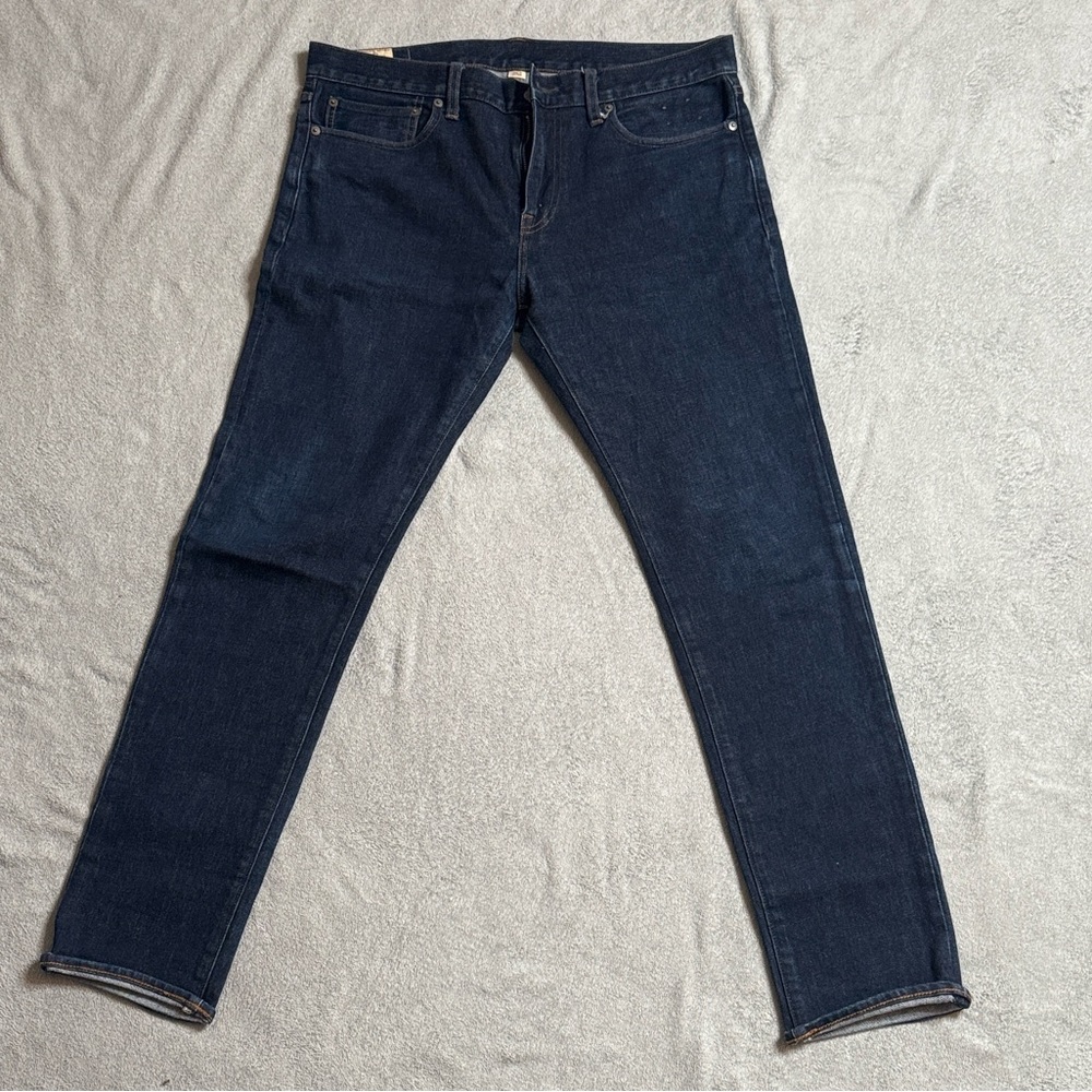 J. Crew Men's Dark Blue Skinny Jeans